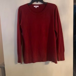 Rust colour long sleeve light-weight sweater